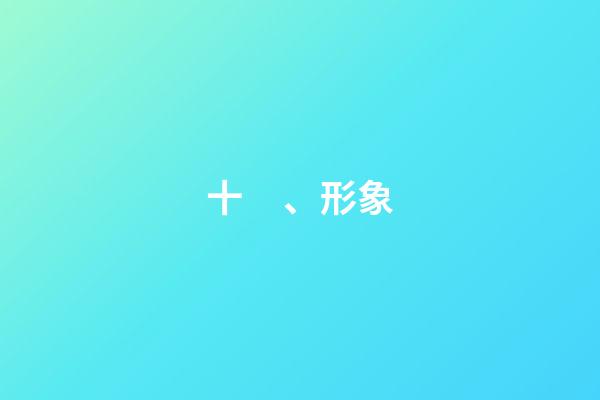 十、形象